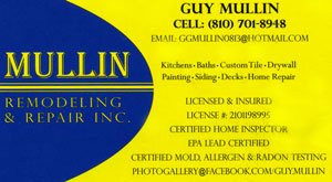 Guy Mullin Maintenance